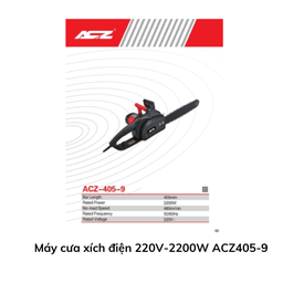 [ACZ4059MCXD] Máy cưa xích điện 220V-2200W ACZ405-9