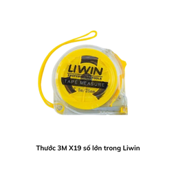 [T3MTSLLW] Thước 3M X19 số lớn trong Liwin