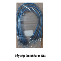 [KCLDCKX2M] Dây cáp 2m khóa xe KCL