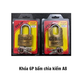 [K6A8KCL] Khóa 6P bấm chìa kiếm A8