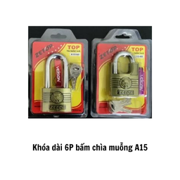 [KD6BCMA15] Khóa dài 6P bấm chìa muỗng A15