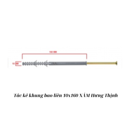 [TKKBL10160XHT] Tắc kê khung bao liền 10x160 XÁM Hưng Thịnh