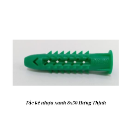 [TKNX580HT] Tắc kê nhựa xanh 8x50 Hưng Thịnh