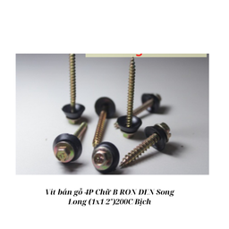 [SSVBG4CBRD200] Vít bắn gỗ 4P Chữ B RON ĐEN Song Long (1x1/2") 200C/Bịch