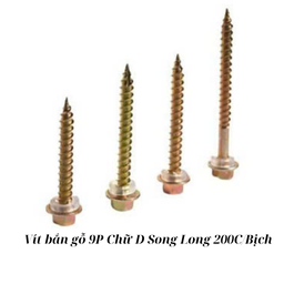 [SSVBG9D200] Vít bắn gỗ 9P Chữ D Song Long 200C/Bịch