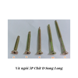 [SSVN5CD] Vít ngói 5P Chữ D Song Long