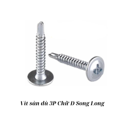 [SSVSD3CD] Vít sàn dù 3P Chữ D Song Long