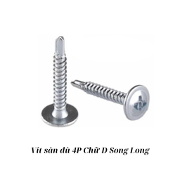 [SSVSD4CD] Vít sàn dù 4P Chữ D Song Long