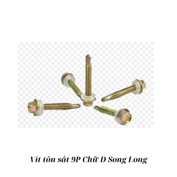 [SSVTS9D] Vít tôn sắt 9P Chữ D Song Long