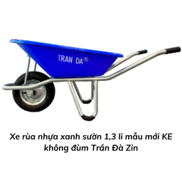 [TĐXRNXMMZ] Xe rùa nhựa xanh sườn 1,3 li mẫu mới KE không đùm Trần Đà Zin