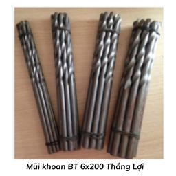 [MKBT6200TL] Mũi khoan BT 6x200 Thắng Lợi