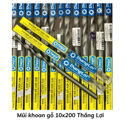 [MKG10200TL] Mũi khoan gỗ 10x200 Thắng Lợi