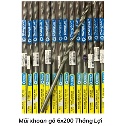 [MKG6200TL] Mũi khoan gỗ 6x200 Thắng Lợi