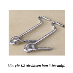 [MG1T2KH] Móc gió 1,2 tấc khoen hàn (Móc mập)