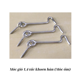 [MG1T4KHO] Móc gió 1,4 tấc khoen hàn (Móc ốm)