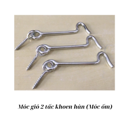 [MG2TKHO] Móc gió 2 tấc khoen hàn (Móc ốm)