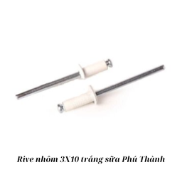 [RV310TSPT] Rive nhôm 3X10 trắng sữa Phú Thành