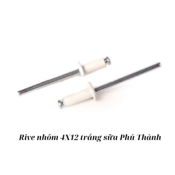 [RV412TSPT] Rive nhôm 4X12 trắng sữa Phú Thành