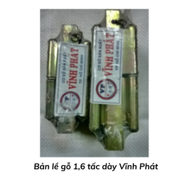 [BLF1T6DVP] Bản lề gỗ 1,6 tấc dày Vĩnh Phát