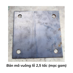 [BMV2T5L] Bản mã vuông lỗ 2,5 tấc (mạc gam)