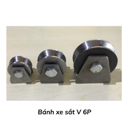 [BXSV6P] Bánh xe sắt V 6P