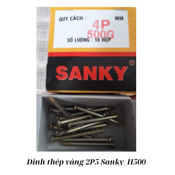 [SKDTV2P5H] Đinh thép vàng 2P5 Sanky_H500