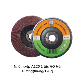 [HDNX100A120HQ] Nhám xếp A120 1 tấc HQ Hải Dương(thùng/120c)