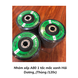 [HDNX100A80MX] Nhám xếp A80 1 tấc mắc xanh Hải Dương_(Thùng /120c)