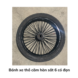 [BXBCR30019] Bánh xe thồ căm hàn sắt 6 có đạn