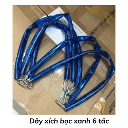 [NPDXX6T] Dây xích bọc xanh 6 tấc