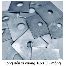 [LDV10M] Long đền xi vuông 10x1.3 li mỏng