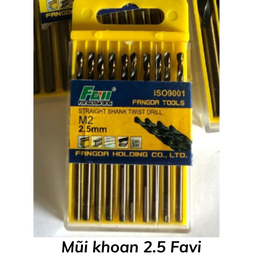 [MK25INFV] Mũi khoan 2.5 Favi