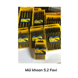 [MK52INFV] Mũi khoan 5.2 Favi