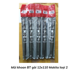 [MKBTG12110MKTL2] Mũi khoan BT gài 12x110 Makita loại 2