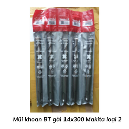 [MKBTG14300MKT2] Mũi khoan BT gài 14x300 Makita loại 2