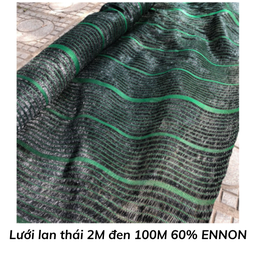 [LTD2M60EN] Lưới lan thái 2M đen 100M 60% ENNON