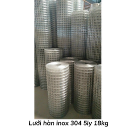 [LH3045L18] Lưới hàn inox 304 5ly 18kg