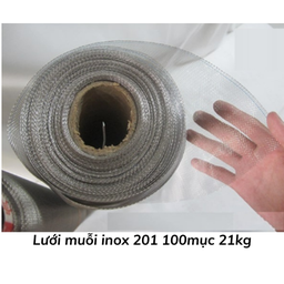 [LM201100M21] Lưới muỗi inox 201 100mục 21kg