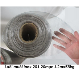 [LM20120M1M258] Lưới muỗi inox 201 20mục 1.2mx58kg