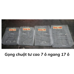 [GCTC7N17] Gọng chuột tư cao 7 ô ngang 17 ô 