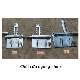 [CCNNX] Chốt cửa ngang nhỏ xi