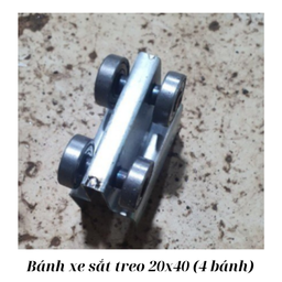 [BXST24] Bánh xe sắt treo 20x40 (4 bánh) 