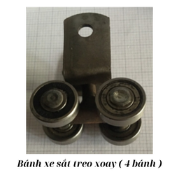 [BXSTX] Bánh xe sắt treo xoay ( 4 bánh )