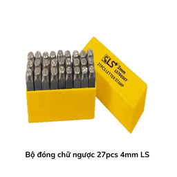 [LSBDC274N] Bộ đóng chữ ngược 27pcs 4mm LS