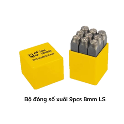 [LSBDS98X] Bộ đóng số xuôi 9pcs 8mm LS