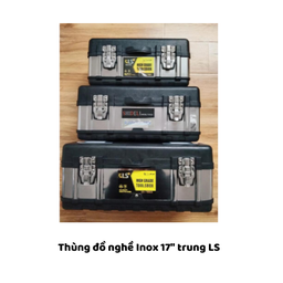 [LSTDNIN17] Thùng đồ nghề Inox 17" trung LS