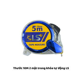 [LST102MTKTD] Thước 10M 2 mặt trong khóa tự động LS