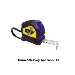 [LSTBCC2M10] Thước 10M 2 mặt bọc cao su LS