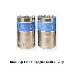 [DT1221LT] Đầu tuýp 1/2"x21 lục giác ngắn Luxtop