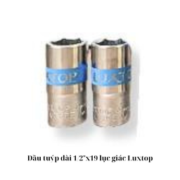 [DTD1219LT] Đầu tuýp dài 1/2"x19 lục giác Luxtop